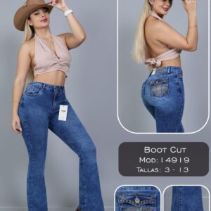 YOLOSMI JEANS PANTALON BOOT CUT MODELO 14919
