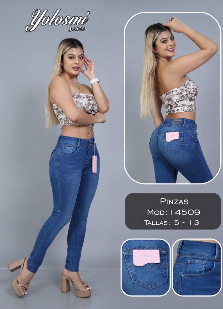 YOLOSMI JEANS PANTALON PINZAS MODELO 14509