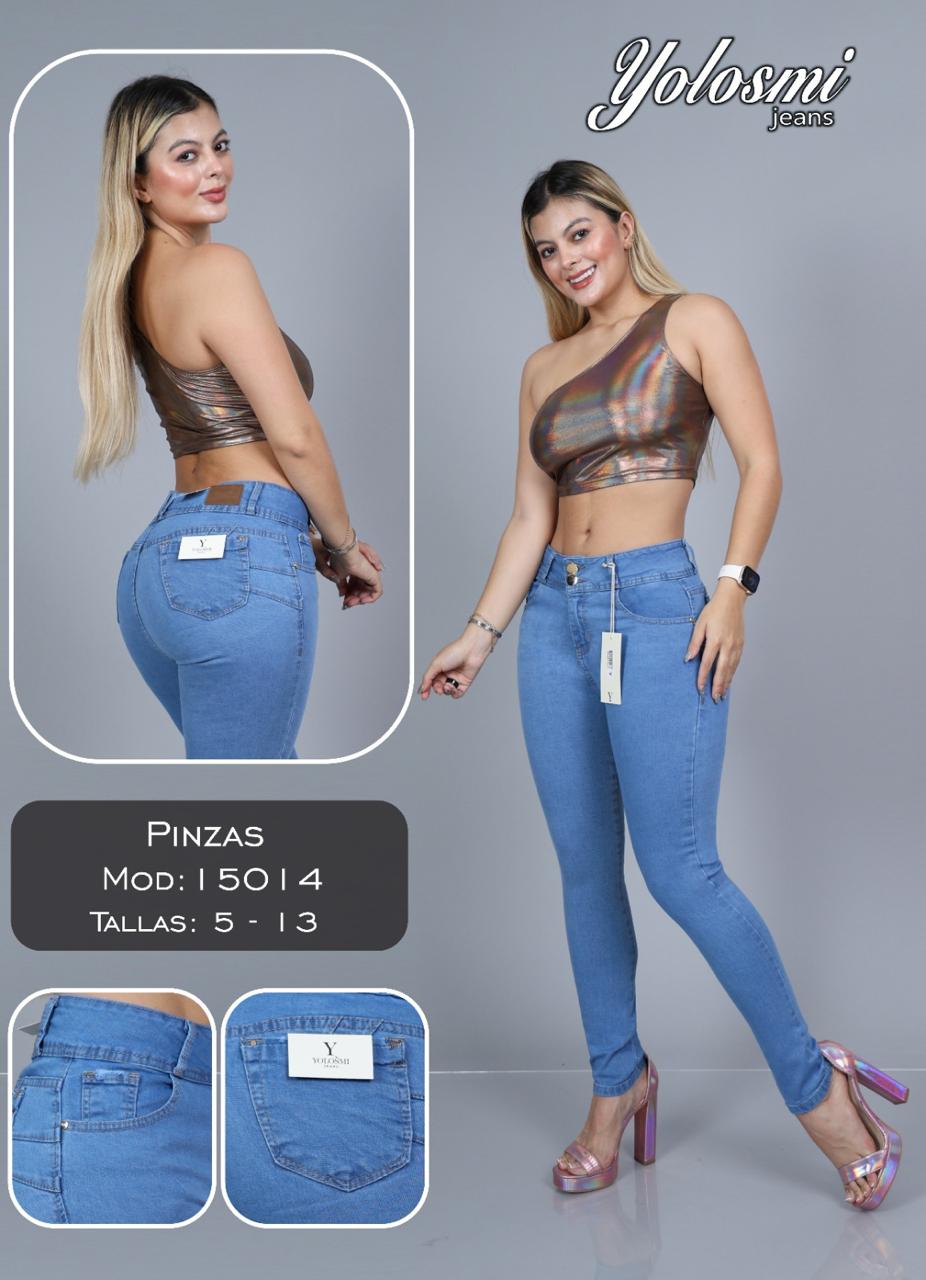 YOLOSMI JEANS PANTALON PINZAS MODELO 15014 - Image 2