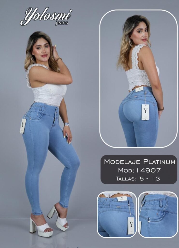 YOLOSMI JEANS PANTALON MODELAJE PLATINUM MODELO14097
